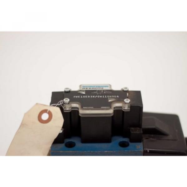 REXROTH DIRECTIONAL PILOT VALVE 4WE10EB3X/CW110N9DA 115/120VAC 60HZ (B42) #1 image