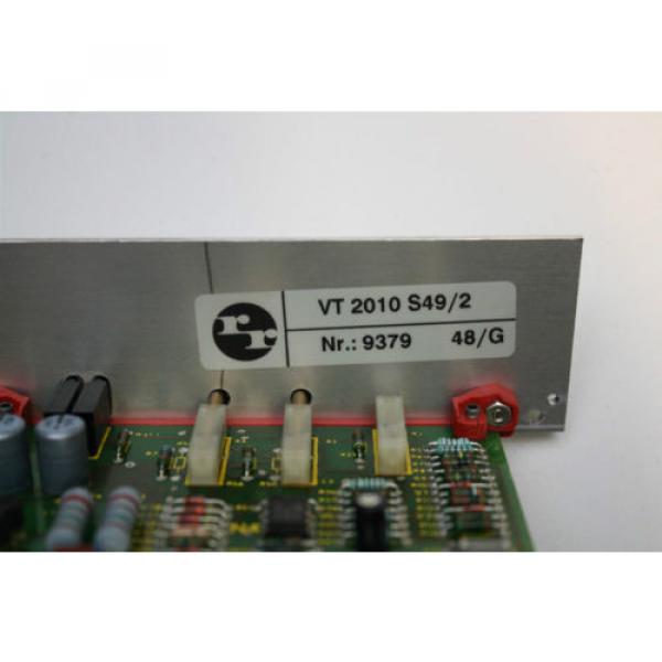 Rexroth VT 2010 S49/2 Proportional Amplifier #3 image