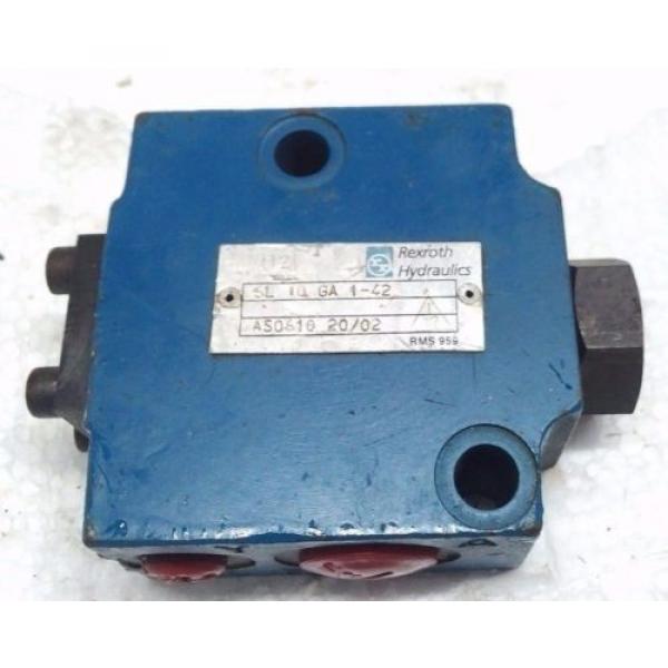 SL10GA1-42 R900483370 BOSCH REXROTH HYDRAULIC CHECK VALVE NEW UNUSED SURPLUS #1 image