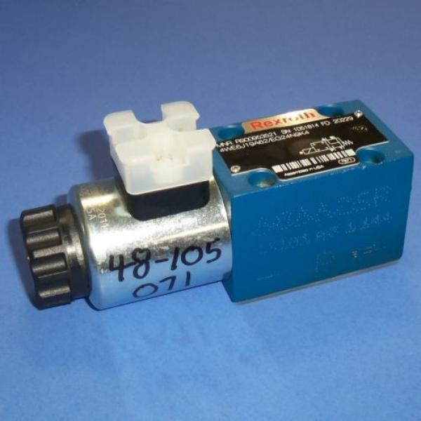 REXROTH 24VDC 1.25A HYDRAULIC SOLENOID VALVE, 4WE6J19A62/EG24N9K4 *NEW* #1 image