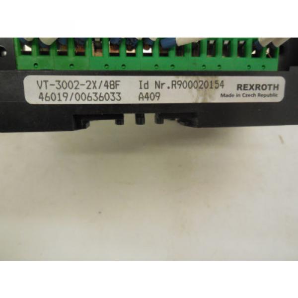 REXROTH VT-VRPA2-2-10A/V0/T5 AMPLIFIER CARD WITH CARD HOLDER VTVRPA2210AV0T5 #4 image