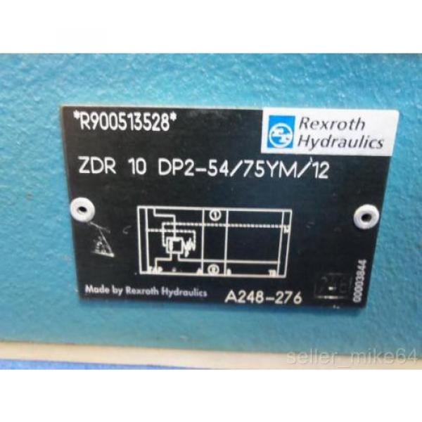 REXROTH ZDR-10-DP2-54/75YM/12 HYDRAULIC VALVE #2 image