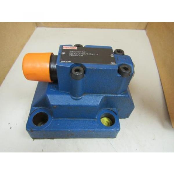 NEW REXROTH HYDRAULIC VALVE DB30-2-52/315X/12 DB30252315X12 R900534721 FD:89008 #1 image