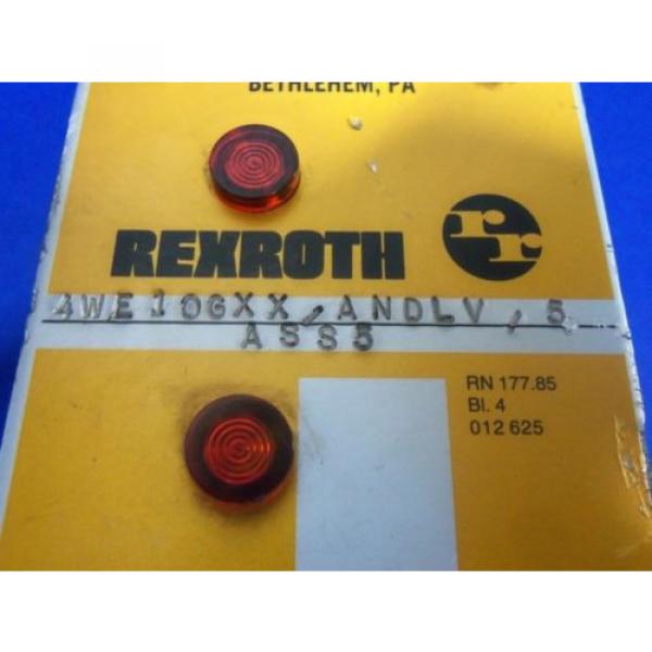 REXROTH 4WE10GXX/ANDLV/5ASS5 110/120 VOLTS 50/60 HERTZ HYDRAULIC VALVE #2 image