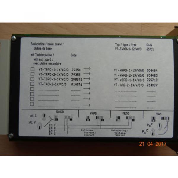 Rexroth VTD VT-SWKD-1-12/V0/0 + Panel BF-1 + Cardholder VT-3002 + Kabel ORIGINAL #8 image