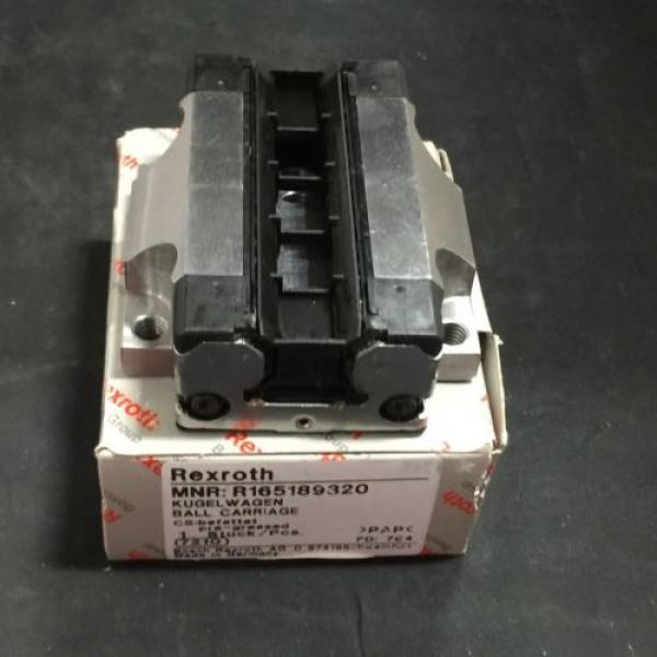 NEW REXROTH LINEAR RUNNER BLOCK SIZE 20 PN# R165189320 #2 image