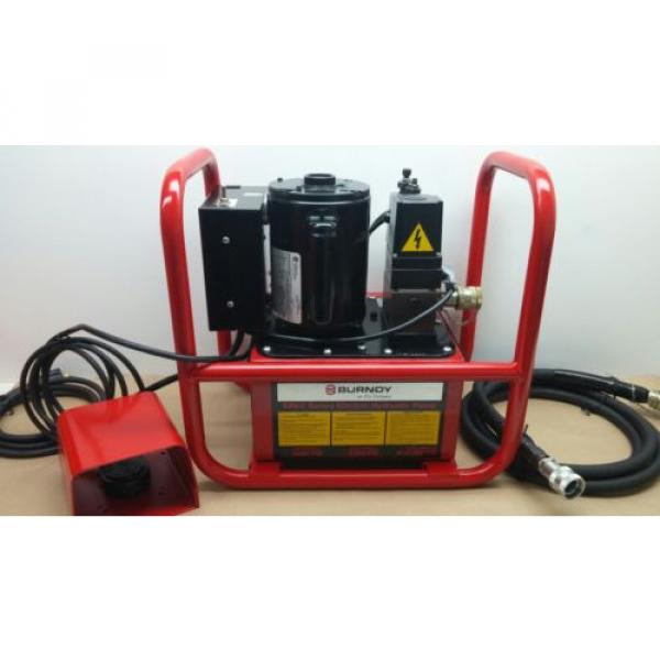 Burndy EPAC 10 Electric Hydraulic w/ Remote Foot Pedal and Hose 10000 Psi Pump #1 image