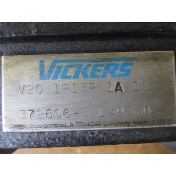 VICKERS VANE V20 1P13P 1A 11 Pump #2 image