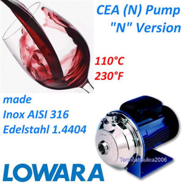 Lowara CEA AISI 316 Centrifugal CEA210/4N/D 1,5KW 2HP 3x230/400V 50HZ Z1 Pump #1 image