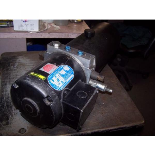 NEW JOHN S BARNES 1 HP HYDRAULIC POWER UNIT 111219 3450 RPM 208230/460V  Pump #5 image