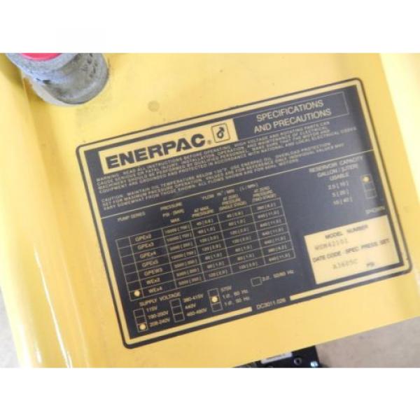 ENERPAC WE SERIES HYDRAULIC WEx4 5000PSI SINGLE ACTING MANUAL 3/2 VALVE NEW Pump #5 image