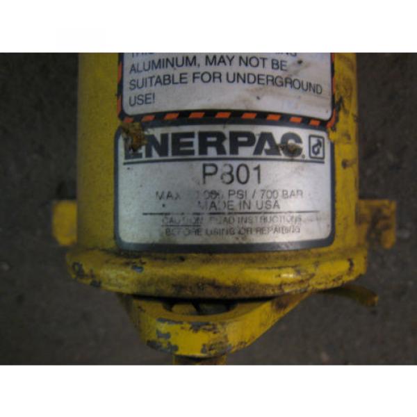 Enerpac P801 Hydraulic Hand 1000psi W/ Hose And Pressure Gage Pump #6 image