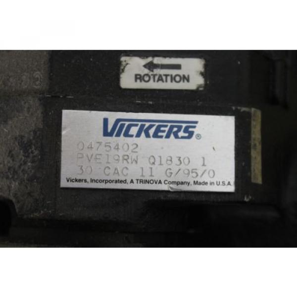 NEW VICKERS HYDRAULIC PVE19RWQ18301 0475402 Pump #2 image