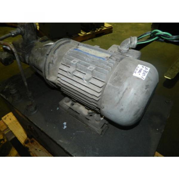 2 HP AC Motor w/ Continental Hydraulic and Tank, PVR66B0BRF01F, Used Pump #7 image