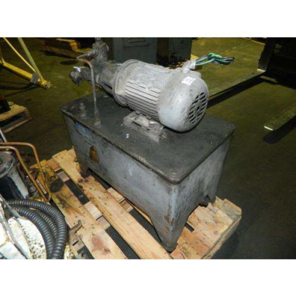 2 HP AC Motor w/ Continental Hydraulic and Tank, PVR66B0BRF01F, Used Pump #8 image