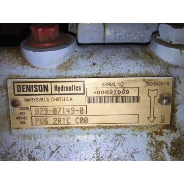 Denison Hydraulics 029071490 Model PV6 2R1C C00 Hydraulic  Pump #2 image