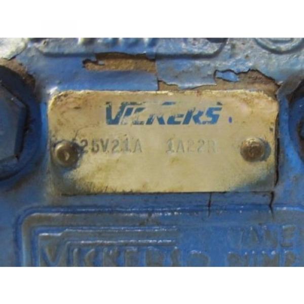 VICKERS 25V21A 1A22R 25V21A1A22R 7/8&#034; APPROX. SHAFT HYDRAULIC VANE REBUILT Pump #2 image