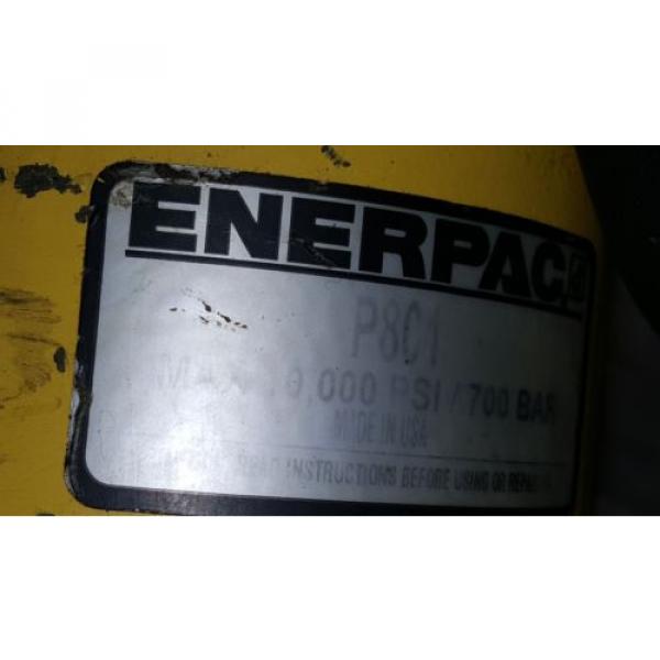 Enerpac P801 2 Speed Hand 10,000 Psi 249 Cu In   76326 Pump #3 image