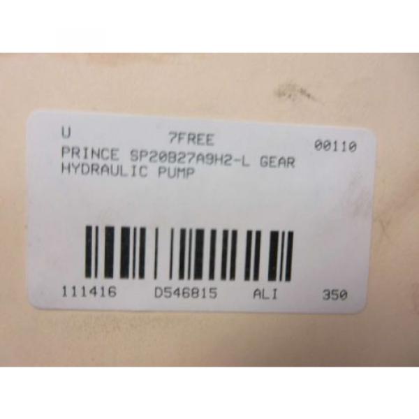 PRINCE SP20B27A9H2L GEAR HYDRAULIC D546815 Pump #6 image