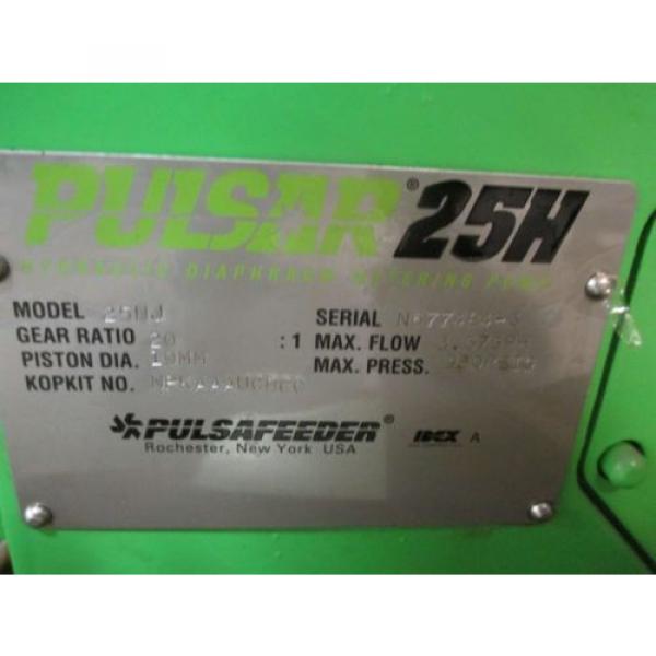 NEW PULSAFEEDER 25HJ PULSAR HYDRAULIC DIAPHRGM METERING 3.57GPH D511845 Pump #6 image