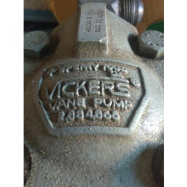 Vickers vane pump 2884865 v2230 2 11w hydrologic oil fluid great condition  Pump #4 image