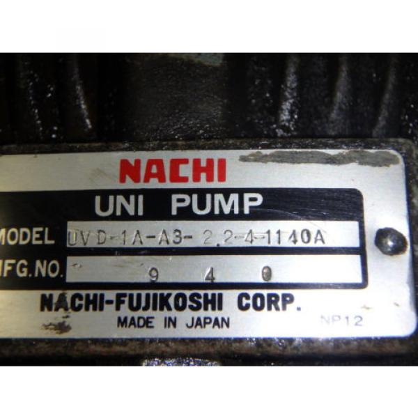 Nachi Variable Vane Motor_VDR1B1A31146A_LTIS85NR_UVD1AA32.241140A Pump #8 image