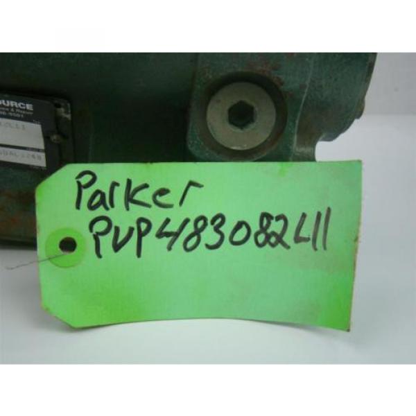 PARKER HYDRAULIC  .85&#034; SHAFT PVP4830B2L11 Pump #7 image