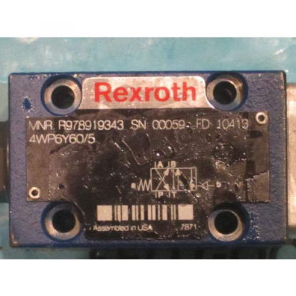 Rexroth R978919343 Hydraulic Direction Valve 4WP6Y60/5 New #2 image