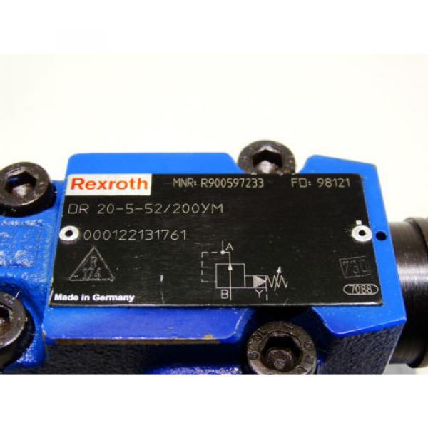 Rexroth Bosch valve ventil  DR 20-5-52/200YM  /  R900597233  /   Invoice #2 image