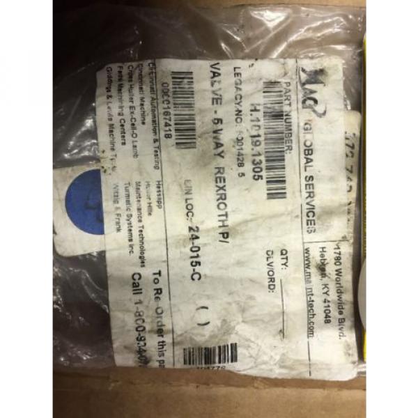 REXROTH 5727490220 5 Way Valve Pneumatik 24V DC #3 image