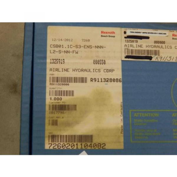 #521 Rexroth Bosch R911328086   ​CSB01.1C-S3-ENS-NNN-L2-S-NN-FW - New #8 image