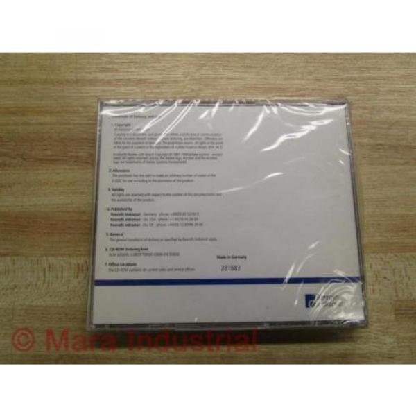 Rexroth Indramat GN06-EN-D0600 Software CD For Control &amp; Drive Systems #5 image