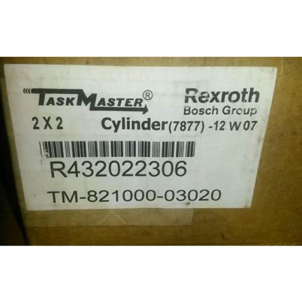 NEW REXROTH BOSCH GROUP TM-821000-03020 PNUEMATIC 2 X 2 CYLINDER #2 image