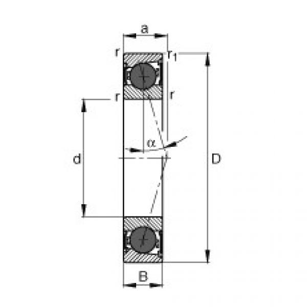 Spindle bearings - HCB7003-C-2RSD-T-P4S #1 image