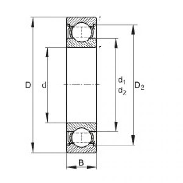 Deep groove ball bearings - 6001-2Z #1 image