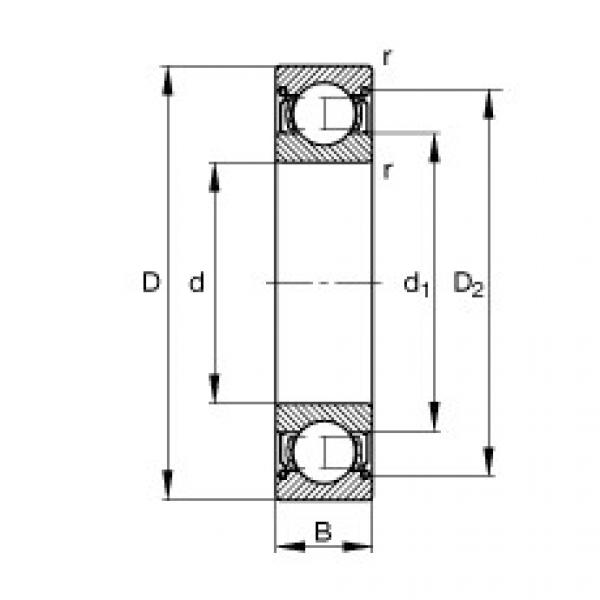 Deep groove ball bearings - S604-2Z #1 image