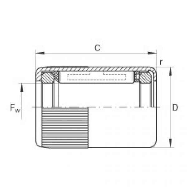 Drawn cup roller clutches - HFL0615-KF-R #1 image