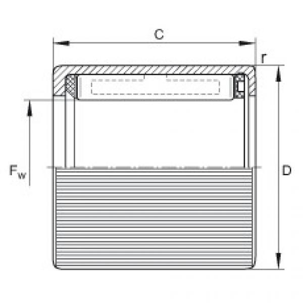 Drawn cup roller clutches - HF0406-KF-R #1 image