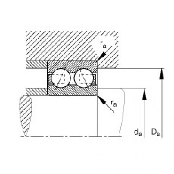 Angular contact ball bearings - 3006-B-TVH #2 image