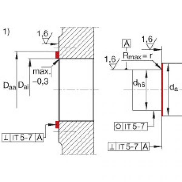 Angular contact ball bearing units - ZKLR2060-2RS #3 image