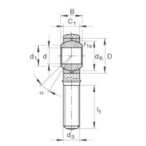 Rod ends - GAKL14-PB #1 image