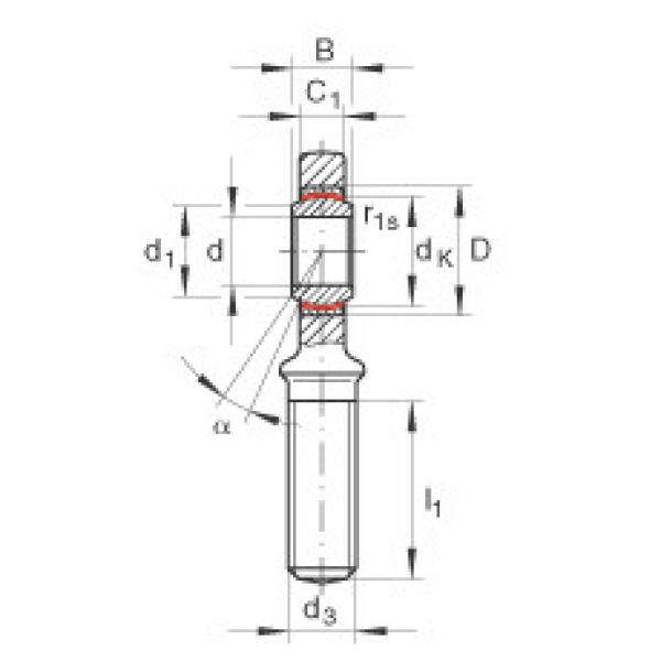 Rod ends - GAL40-UK-2RS #1 image