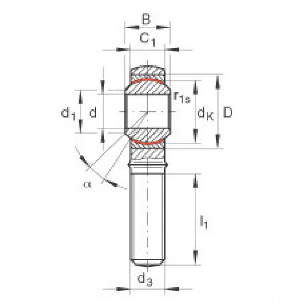 Rod ends - GAKL12-PW #1 image