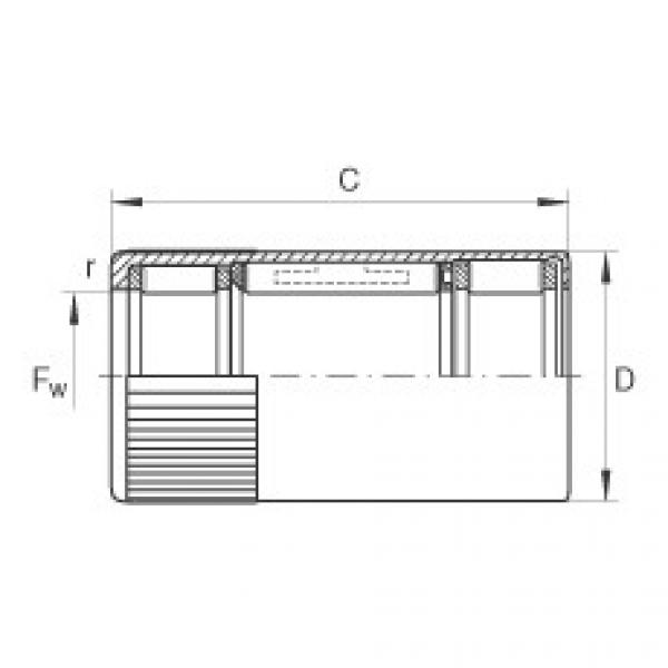 Drawn cup roller clutches - HFL0822-KF-R #1 image