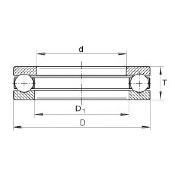 Axial deep groove ball bearings - 1004 #1 image