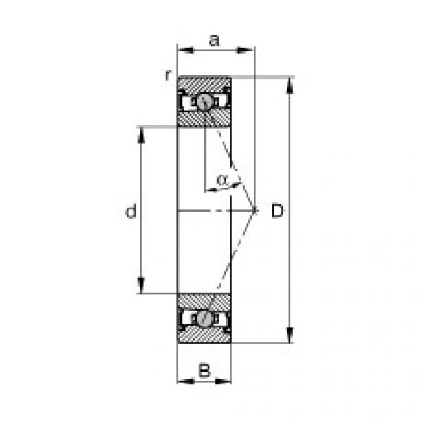 Spindle bearings - HCS7009-E-T-P4S #1 image