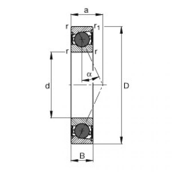 Spindle bearings - HCB7006-E-2RSD-T-P4S #1 image