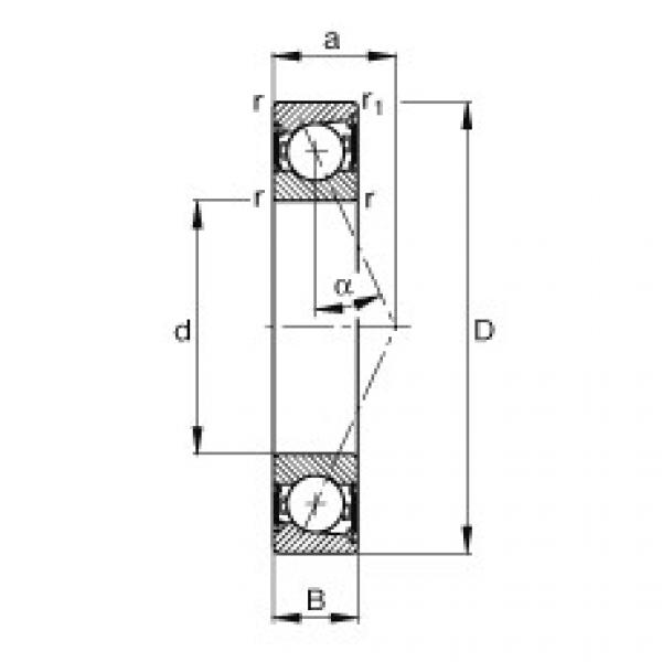 Spindle bearings - B7002-E-2RSD-T-P4S #1 image