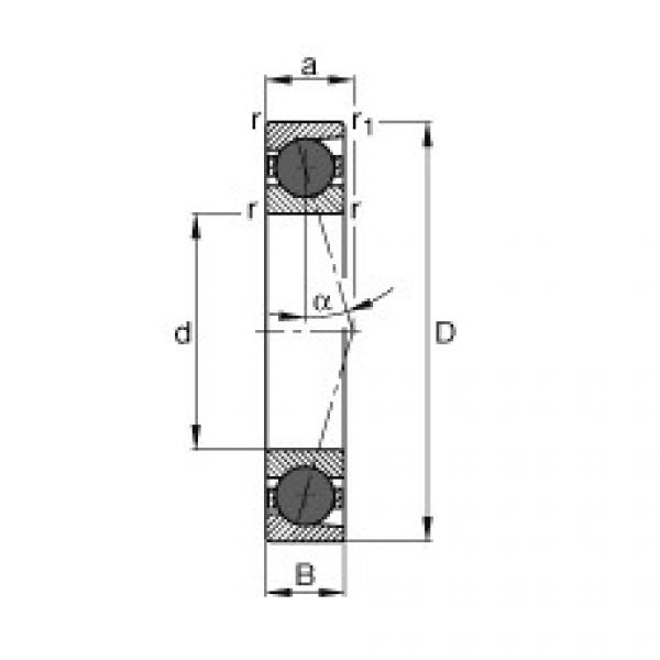 Spindle bearings - HCB7001-C-T-P4S #1 image