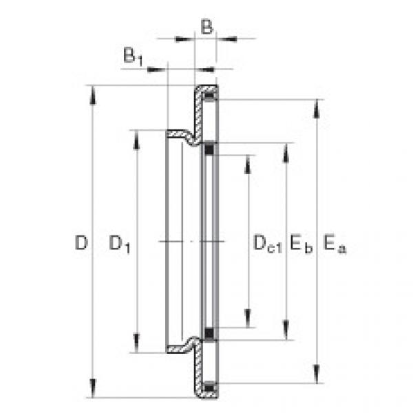 Axial needle roller bearings - AXW17 #1 image